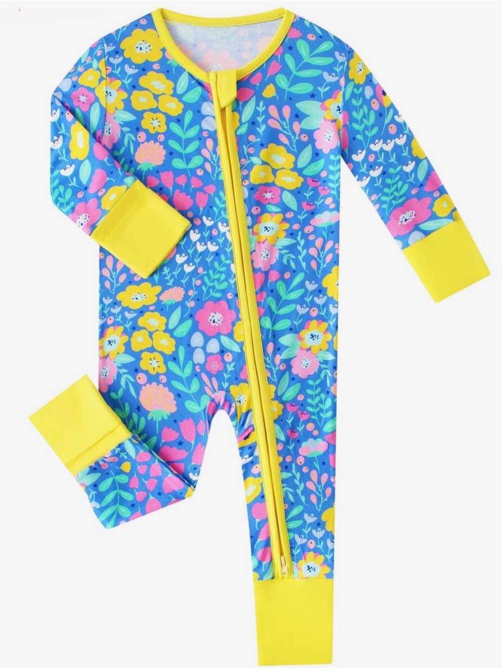 Posh Tot Sunny Blooms Bamboo Zippy